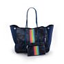 Neoprene Beach Tote Bag Women Shopping Bag Light and Soft Fabric Extra Large Capacity Eco-Friendly Single Shoulder Bag