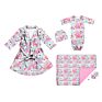 Polyester Rayon Knit Pregnancy Clothes Women Sleepwear Bath Hattie Maternity Robe Dresses Photoshoot