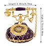 Qifu Small Jewelry Box Enamel Painting Variety of Styles Metal Jewelry Box