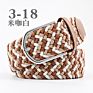 Unisex Multiple Option Stretch Belt Braided Elastic Stretch Fabric Belt Casual Weave Canvas Woven Belt