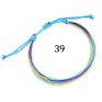 Waterproof Adjustable Multi-Layer Women Multi-Color Boho Handmade Jewelry Hand-Woven Wax String Bracelets