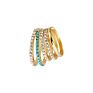 Women Pearl Ear Cuff Earring Bohemian Natural Freshwater Circle Small Clip on Earring No Piercing Fake Cartilage Earring