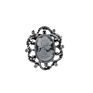 Jaenones Vintage Rhinestone Brooches Queen Head Portrait Brooch Cameo Brooch Sets