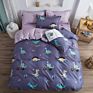 Luxury Printed Pillow Case Bed Sheet and Quilting Comforter Sets Quilt Bedding 4 Piece