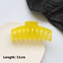 Mio Large Korean Hairgrips Frosted Banana Hair Clips Plastic Claw Clips Nonslip Hair Clamp Hair Claw Clips Women Matte