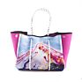 Neoprene Beach Tote Bag Women Shopping Bag Light and Soft Fabric Extra Large Capacity Eco-Friendly Single Shoulder Bag