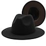 Polyester Cotton Vegan Material Two Tone 60 Colour Fedorahat Fedora Hat for Women Men Party Show Music Festival Dress