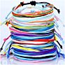 Waterproof Adjustable Multi-Layer Women Multi-Color Boho Handmade Jewelry Hand-Woven Wax String Bracelets