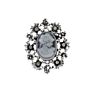 Jaenones Vintage Rhinestone Brooches Queen Head Portrait Brooch Cameo Brooch Sets