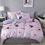 Luxury Printed Pillow Case Bed Sheet and Quilting Comforter Sets Quilt Bedding 4 Piece