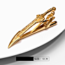 Mens Metal Simple Necktie Tie Pin Bar Clasp Clip