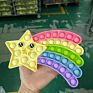 Design Animal-Shaped Fidget Toy Rainbow Push Bubbles Fidget Sensory Toy Silicone Sensory Educational Toy