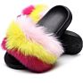 Ladies Vegan Faux Fur Slippers, Little Girls Faux Fur Slippers, Popular Faux Fur Slippers