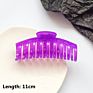 Mio Large Korean Hairgrips Frosted Banana Hair Clips Plastic Claw Clips Nonslip Hair Clamp Hair Claw Clips Women Matte