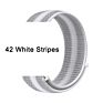 Qiman Nylon Iwatch Band Replacement Strap Nylon Loop Watch Band for Apple Watch Fabric Nylon Strap for Iwatch 7/6/5