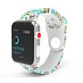 Boorui Silicone Print Patterns Watch Bands for Apple Watch Band Designer Straps for Apple Watch Series 7 6 5 4 3 2 1 /