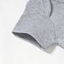 0-24M Lap Shoulder 100% Organic Cotton Short Sleeve Baby Bodysuit