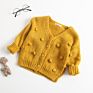 1-3Y Baby Girl Sweater Warm Child Ball in Hand down Sweater Cardigan Jacket Cardigan for Girl Girls Cardigan 0-3Y
