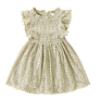 1-7 Princess Girl's Boutique Knitted Floral Cotton Kids Pink White Lace Dresses Ruffle Girl Dress