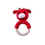 100% Cotton Baby Teether Set Rattle Handmade Toys Soft Crochet Teddy Bear Toys for Baby Wooden Teether