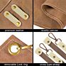 100% Cotton Canvas Leather Apron Barista Bartender Apron for Men and Woman