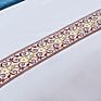 100% Cotton Hotel Embroidery Four-Piece Hotel Bedding Pure Color Simple Satin Embroidery Luxury Quilt Cover