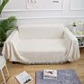 100% Cotton Woven White Blanket for Wall Tapestries and Sofa Blankets