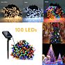 100 Led Solar Powered Fairy String Light Garland Rgb 8 Colors Outdoor Garden Christmas Wedding Party Decoration Lamp Waterproof