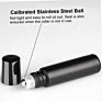 10 Ml Shipping Heavy Wall 10Ml Perfume Essential Oil Thick Frosted Color Matte Black Glass Roller Bottle with Roll on Ball