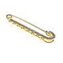 10Cm 8 Loops Pin for Kids Big Pink Blue Crystal Baby Safety Pin Islam Allah Mashallah Charms Brooch Baby Collar Clip Badge Pin