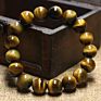 10Mm 12Mm Yellow Tiger Eyes Beads Bracelet Good Luck Multi Size Tiger Eyes Stone Beads Bracelet