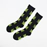 124 Men Hip Hop Plant Cotton Street Cannabis Sock Maple Pot Unisex Leaf Crew Weed Socks Men