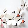 12Pcs One Pack 10 Colors Pvc Butterflies 3D Wall Sticker Home Decorations Refrigerator Decoration Wall Sticker Butterfly