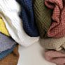 14 Colors Available 50Pcs Moq Super Soft Swaddle Waffle Blanket for Baby
