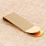 18K Gold Plated Money Clips Stainless Steel Paper Money Coin Clip Clips for Men and Women