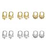 1 Pair Simple Small Star Tiny Moon Crescen Huggie Hoop Earrings Charms Ear Piercing Ear Cuffs Women Jewealry