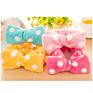 1 Pc Women Hair Band Girls Make up Wash Face Head Band for Cosmetic Flannelette Bows Elastic Headband for Bath Shower