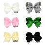 1 Pcs/Lot Girl Boutique Bows with Clip Grosgrain Ribbon Lace Bow Hairpins Kids Hair Accessories