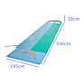 1Pc 550Cm Pool Slide Recreational Double Design Smooth Water Slides Backyard Inflatable for Home Kid Outdoor Swimming Pool Slide