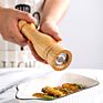 2 Size of Retro and Wood Colors Pepper Mill 5/8 Inch Salt and Pepper Grinder Set