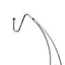 2 Tier Wall Hanging Metal Iron Wire Fruit Bowl Basket Banana Holder
