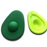 2Pcs Silicone Crisper Reusable Vegetable Savers Fresh-Keeping Food Hugger Avocado Hugger