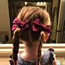 2Pcs/Pair 24 Colors Vintage Linen Fabric Bow Hair Clip Korean Headwear Ponytail Clip Simple Fabric Girl Hair Bows