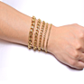 3.6Mm 5Mm 7Mm 11Mm Miami Cuban Chain Bracelet Punk Jewelry for Men Women 18K Gold Plated Stainless Chain Bracelet
