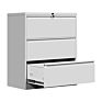 3 Drawer Knocked down Office Lateral Filing Cabinet
