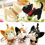 3D Cartoon Dolls Cat Anime Key Ring Cute Simons Cat Keychain Women Metal Alloy Key Chain Simons Cat Keyring