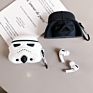 3D Cool Darth Vader Stormtrooper Design Earphone Case with Clip for Airpods Pro Movie Characters Cover for Airpods 1/2