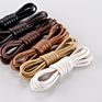 3Mm round Cotton Waxed Shoelace Boot Colorful Shoelace Woven round Shoe Laces for Dress