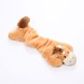 3Pack Donkey Pet Toys Crinkle No Stuffing Animals Dog Plush Chew Toy