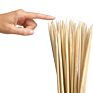 40Cm 50Cm Barbecue Roasting Kabob Beef Disposable Bamboo Skewer Sticks